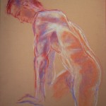 studio nudo maschile. Pastello (2012)