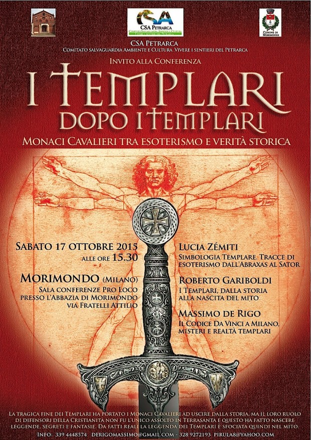 Poster conferenza 'I Templari dopo i Templari' (2015)